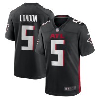 Atlanta Falcons Drake London Men's Nike Black 2022 NFL Draft First Round Pick Game Jersey