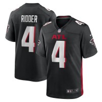 Atlanta Falcons Desmond Ridder Men's Nike Black 2022 NFL Draft Pick Player Game Jersey