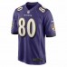 Baltimore Ravens Isaiah Likely Men's Nike Purple Player Game Jersey