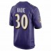 Baltimore Ravens Tyler Badie Men's Nike Purple Player Game Jersey