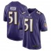 Baltimore Ravens Jeremiah Moon Men's Nike Purple Player Game Jersey