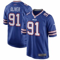 Buffalo Bills Ed Oliver Men's Nike Royal Team Game Player Jersey