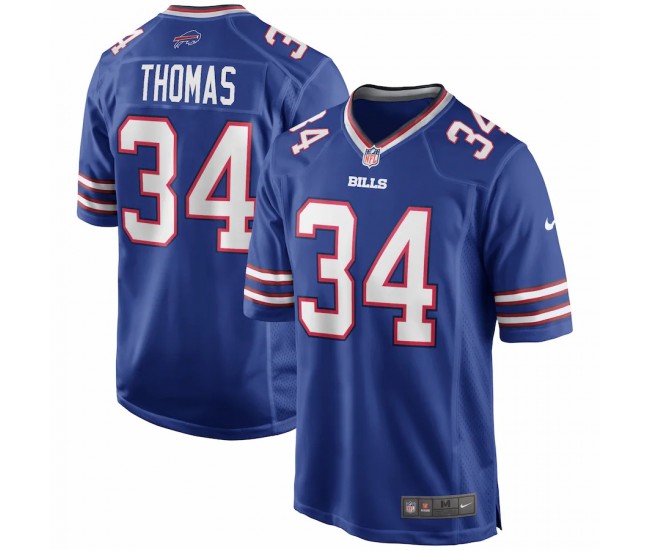 Buffalo Bills Thurman Thomas Men's Nike Royal Game Retired Player Jersey