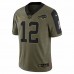 Buffalo Bills Jim Kelly Men's Nike Olive 2021 Salute To Service Retired Player Limited Jersey