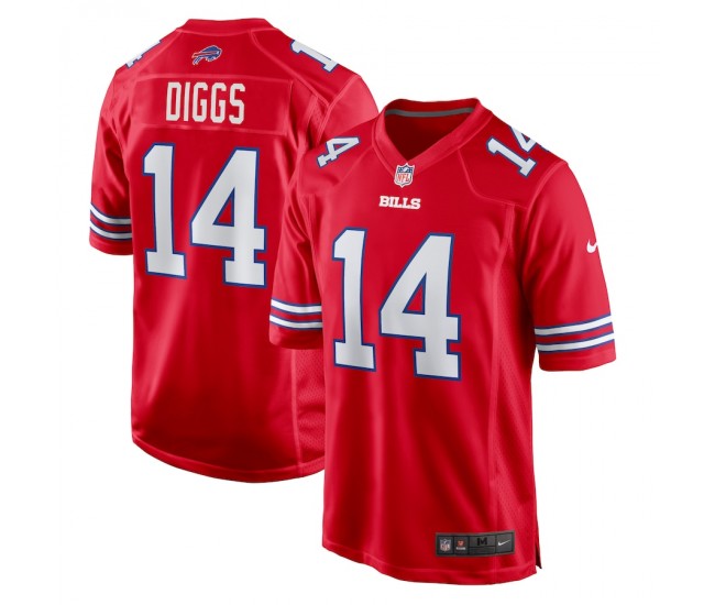 Buffalo Bills Stefon Diggs Men's Nike Red Game Player Jersey