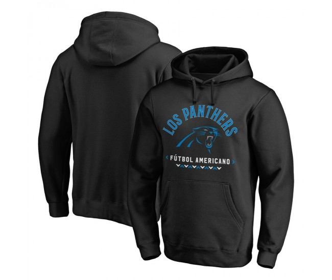 Carolina Panthers Men's NFL Pro Line by Fanatics Branded Black Futbol Americano Pullover Hoodie