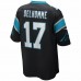 Carolina Panthers Jake Delhomme Men's Nike Black Game Retired Player Jersey