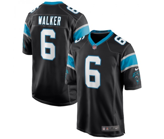 Carolina Panthers P.J. Walker Men's Nike Black Game Jersey