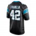 Carolina Panthers Sam Franklin Men's Nike Black Game Jersey