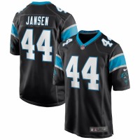 Carolina Panthers J.J. Jansen Men's Nike Black Game Jersey