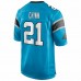 Carolina Panthers Jeremy Chinn Men's Nike Blue Game Player Jersey