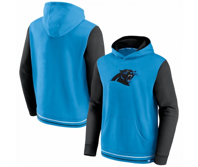 Branded Carolina Fanatics Panthers Blue/Black Block Party Pullover Hoodie