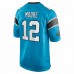 Carolina Panthers Dj Moore Mens Nike Blue Game Jersey Sam Mills Mens Mitchell Ness Black Legacy Replica Jersey
