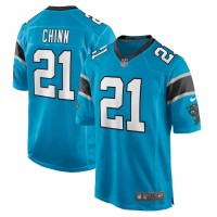 Carolina Panthers Jeremy Chinn Men's Nike Blue Game Jersey