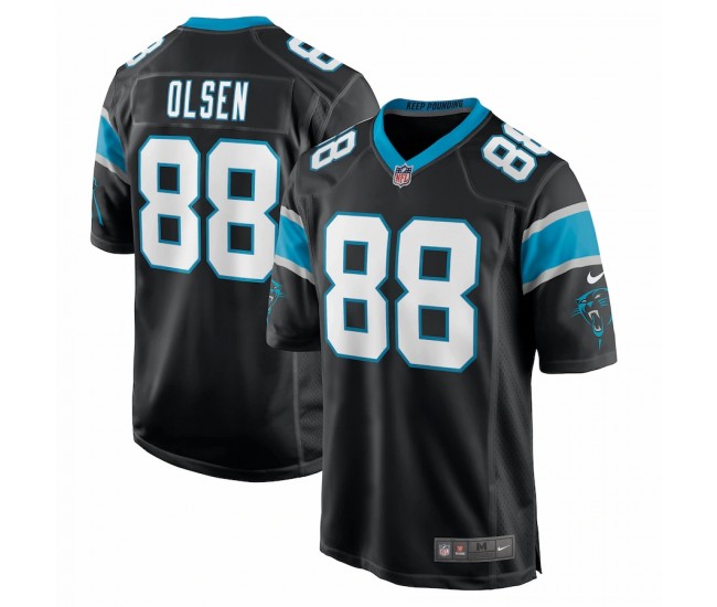 Carolina Panthers Greg Olsen Men's Nike Black Player Jersey