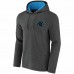 Carolina Panthers Men's NFL x Darius Rucker Collection by Fanatics Heathered Charcoal Waffle Knit Pullover Hoodie