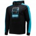 Carolina Panthers Men's New Era Black Combine Authentic Rise Pullover Hoodie