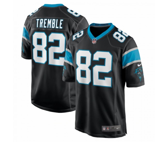 Carolina Panthers Tommy Tremble Men's Nike Black Game Jersey