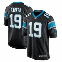 Carolina Panthers Aaron Parker Men's Nike Black Game Jersey