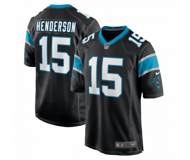 Carolina Panthers C.J. Henderson Men's Nike Black Game Jersey