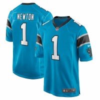 Carolina Panthers Cam Newton Men's Nike Blue Alternate Player Game Jersey