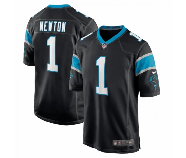 Carolina Panthers Cam Newton Men's Nike Black Player Game Jersey