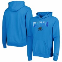 Carolina Panthers Men's New Era Blue Ink Dye Pullover Hoodie