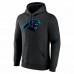Carolina Panthers Fanatics Men's Branded Black Team Authentic Personalized Name & Number Pullover Hoodie
