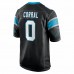 Carolina Panthers Matt Corral Men's Nike Black 2022 NFL Draft Pick Player Game Jersey