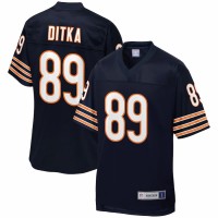 Chicago Bears Mike Ditka Men's NFL Pro Line Navy Retired Player Jersey