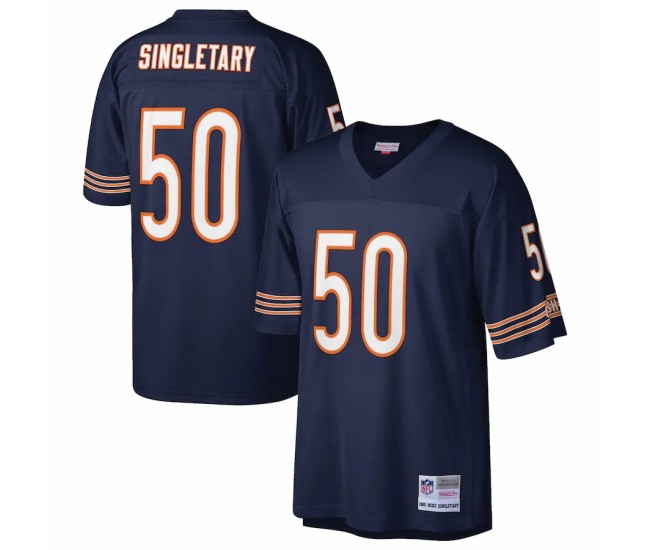 Chicago Bears Mike Singletary Men's Mitchell & Ness Navy Retired Player Legacy Replica Jersey