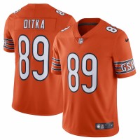Chicago Bears Mike Ditka Men's Nike Orange Alternate Vapor Untouchable Limited Retired Player Jersey