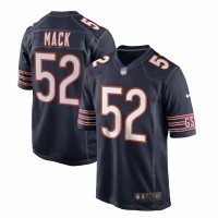Chicago Bears Khalil Mack Men's Nike Navy Game Player Jersey