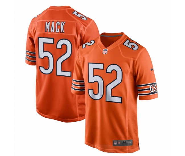 Chicago Bears Khalil Mack Men's Nike Orange Game Jersey