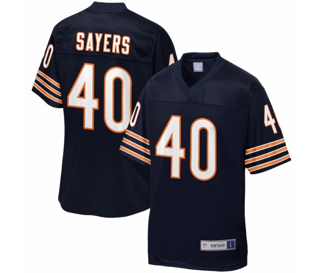 Chicago Bears Gale Sayers Men's NFL Pro Line Navy Retired Team Player Jersey