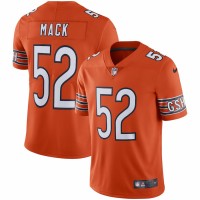 Chicago Bears Khalil Mack Men's Nike Orange Vapor Limited Jersey