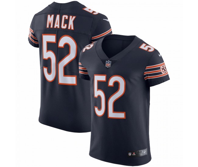 Chicago Bears Khalil Mack Men's Nike Navy Vapor Elite Jersey