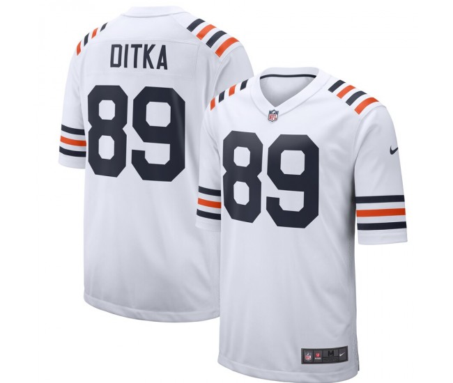 Chicago Bears Mike Ditka Men's Nike White 2019 Alternate Classic Retired Player Game Jersey