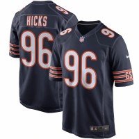 Chicago Bears Akiem Hicks Men's Nike Navy Player Game Jersey