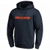 Chicago Bears Men's NFL Pro Line by Fanatics Branded Navy #1 Dad Pullover Hoodie