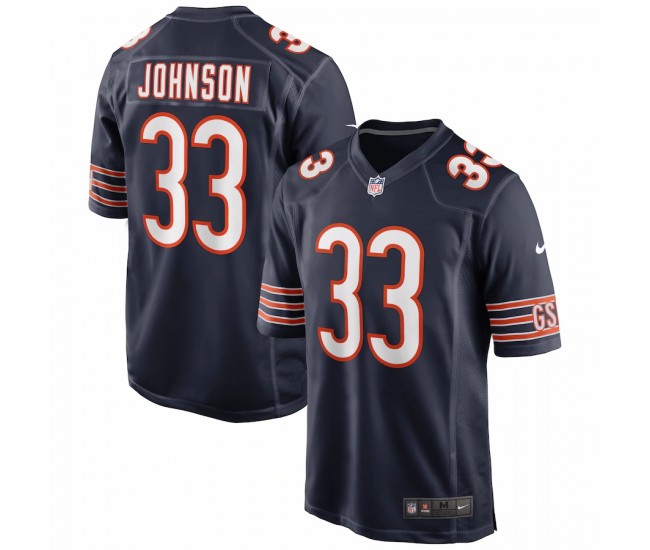 Chicago Bears Jaylon Johnson Men's Nike Navy Game Jersey