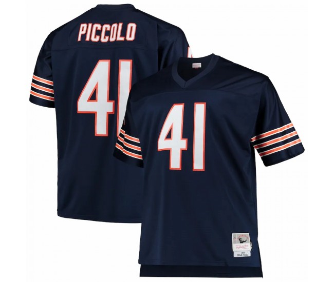 Chicago Bears Brian Piccolo Men's Mitchell & Ness Navy Big & Tall 1969 Retired Player Replica Jersey
