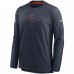 Chicago Bears Men's Nike Navy Sideline Team Performance Pullover Sweatshirt