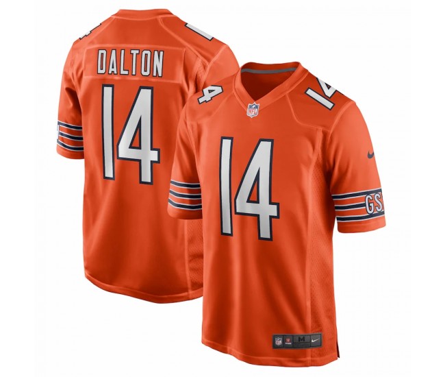 Chicago Bears Andy Dalton Men's Nike Orange Alternate Game Player Jersey