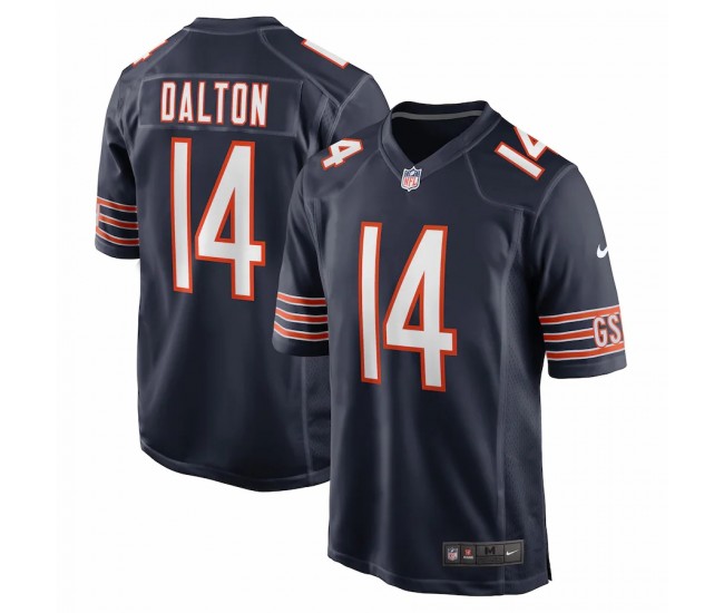 Chicago Bears Andy Dalton Men's Nike Navy Game Player Jersey