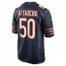 Chicago Bears Jeremiah Attaochu Men's Nike Navy Game Player Jersey