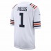 Chicago Bears Justin Fields Men's Nike White 2021 NFL Draft First Round Pick Alternate Classic Game Jersey
