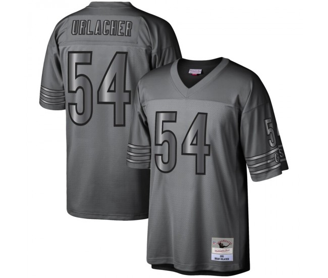 Chicago Bears Brian Urlacher Men's Mitchell & Ness Charcoal 2001 Retired Player Metal Legacy Jersey