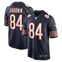 Chicago Bears Marquise Goodwin Men's Nike Navy Game Jersey
