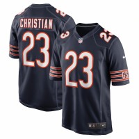 Chicago Bears Marqui Christian Men's Nike Navy Player Game Jersey